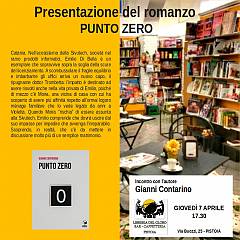 Gianni contarino - presentazione del romanzo punto zero - incontro con l'autore